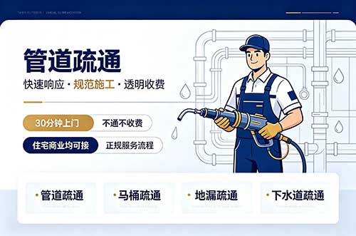 公主岭管道疏通