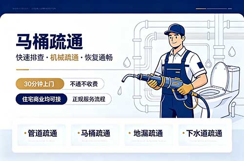 公主岭马桶疏通