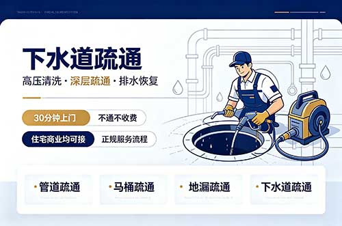 公主岭下水道疏通